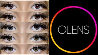 OLENS REVIEW NATURAL COLORED CONTACTS FOR DARK BROWN EYES [upl. by Nashbar]