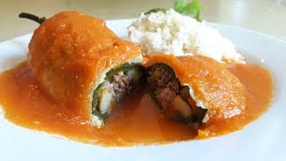 CHILES RELLENOS DE PICADILLO [upl. by Bergess866]