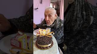 cake and Wendys to celebrate 🎂 101years greatgrandma birthday centenarian [upl. by Rowe]