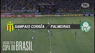 Gols  Sampaio CorrêaMA 2 x 1 Palmeiras  Copa do Brasil 2014  07052014 [upl. by Hillinck]