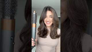 Blowout with rollers hair hairstyle hairtutorial tutorial tutorials hairstyles blowout dyson [upl. by Irami226]