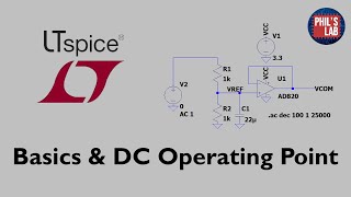 LTSpice  Basics and DC Operating Point Analysis  Phils Lab 48 [upl. by Mcgruter930]