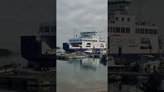 Ferry arriving at Lymington in Hampshire [upl. by Caitrin]