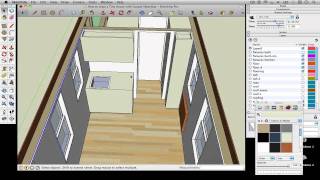 How to draw a Tiny House with Google SketchUp  Part 7 [upl. by Gem]