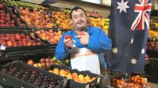 Con the Fruiterer declares Australia Summer Stonefruit Daymp4 [upl. by Ateinotna]