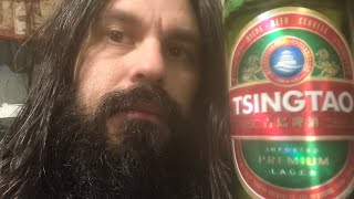 A lager from China Trying a lager from Tsingtao Brewery [upl. by Bury]