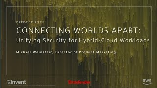 AWS reInvent 2017 Connecting Worlds Apart Unifying Security for Hybrid Cloud Work DEM60 [upl. by Peppie851]