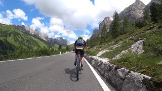 Sella Ronda Part 1 Sellajoch Indoor Cycle Training Workout Ultra HD Video [upl. by Etsirhc]