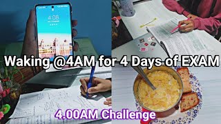 🕓Waking up at 4AM for 4 DAYS OF EXAM📝 4AM MORNING STUDY VLOG Pragati shreya💫 [upl. by Natlus]