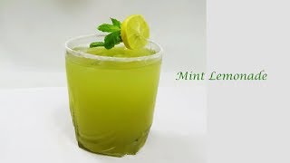 Mint Lemonade Recipe  Pudina Nimbu Pani  Healthy Summer Drink recipe [upl. by Reta]