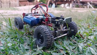 ดูเพลินๆ Rc running รถบังคับซิ่ง 4x4 wpl รถไต่หิน rccar [upl. by Bolt997]