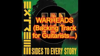 EXTREME  WARHEADS Backing Track for Guitarists Nuno Bettencourt [upl. by Idnahr544]