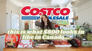 Huge Monthly Costco Haul For Our Family of 6 In Canada [upl. by Rocky]