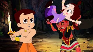 Chhota Bheem VS Mayavi Rangda  Cartoons for Kids  Funny Kids Videos in Hindi [upl. by Fitzger91]