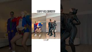 JOKER amp HARLEY QUINN VS BATMAN amp CATWOMAN 😢  dance tremd viral couple funny shorts [upl. by Irbmac573]