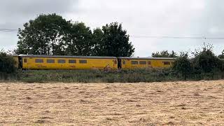 The first new measurement train of September to cross over stoke priors road underbridge 492024 [upl. by Adyam]