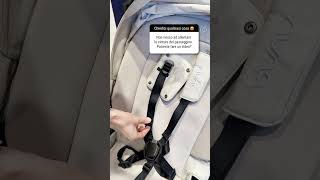 Come si regolano le cinture del passeggino Mistero svelato 😁✨ nuna passeggino stroller [upl. by Elleret]