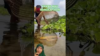 MENANGKAP IKAN DI SUNGAI fishing fish villagelife fishingtips [upl. by Maje]