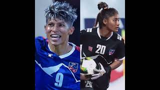 Nepal vs India SAAF Womens footbal ll Best players of Nepals [upl. by Skilken]