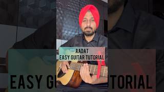 Aadat  Atif Aslam  Guitar tutorial by Sanmeet Bagga [upl. by Atims]