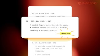 How to Format a Screenplay — How to Intercut Scenes in a Script [upl. by Nanon859]