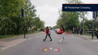 Envisics AugmentedReality Heads Up Display ARHUD Automobile Demo D [upl. by Eeliab853]