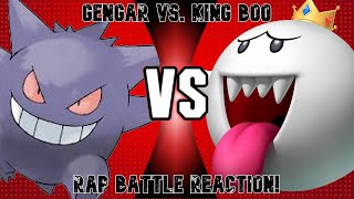 Spooky circles  Gengar Vs King Boo Rap Battle REACTION [upl. by Imuya]