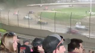 wilmot raceway wingless sprint feature 8324 [upl. by Ahsenyl910]