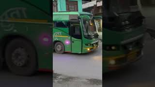 Himsuta  HRTC VOLVO Bus  shorts youtubeshorts trending volvobus luxurybuses train [upl. by Griffie]