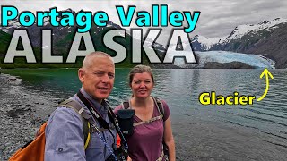 Portage Valley Alaska  Glaciers amp the town of Whittier 4K UHD [upl. by Ule682]