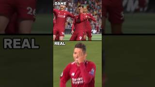 Firmino Goal Recreated in FIFA fifa eafc fifa23 football gaming shorts [upl. by Yekram]