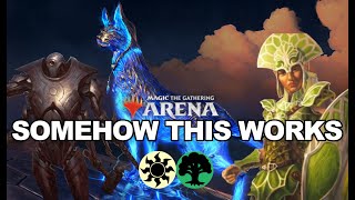 Selesnya Artifact Creatures 🤖  White  Green Aggro  MTG Arena Historic [upl. by Auqinal]