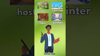 Årstider på norsk  Learn Norwegian [upl. by Tippets777]