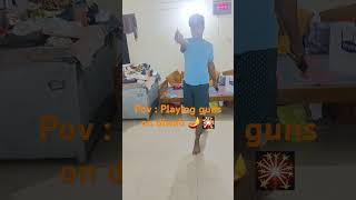 When you play guns on diwali 🎇🪔 guns diwali trending [upl. by Kenimod]