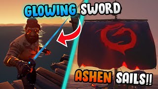 How to get the GLOWING Sword amp ASHEN Sails in Sea of Thieves  Seabound Soul [upl. by Rein766]