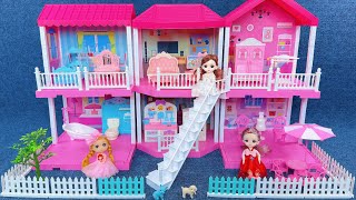 15 Minutes Satisfying with Unboxing Dream Princess Villa Playset，Camping Tent Toys Review  ASMR [upl. by Naenaj]