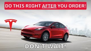 21 TIMESENSITIVE Things to do IMMEDIATELY After OrderingDelivery of Your TESLA [upl. by Cynthy]