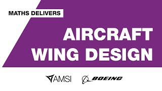 Aircraft Wing Design – Maths Delivers [upl. by Kayla]