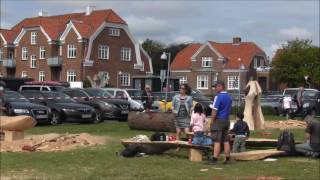 INTERNATIONAL TRÆSKULPTUR SYMPOSIUM I RINGKØBING 2016 [upl. by Eanerb]