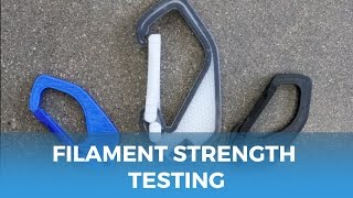 Filament Strength Testing [upl. by Hgielyk542]