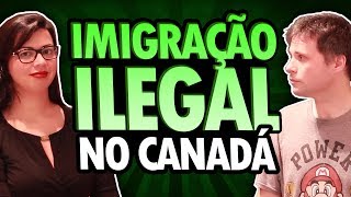 COMO É A IMIGRAÇÃO ILEGAL NO CANADÁ [upl. by Anglim]