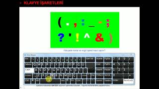 Klavyede nokta ve virgül işareti nasıl yapılır How to make period and comma marks on keyboard [upl. by Ury]