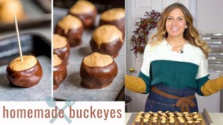 How to Make BUCKEYE CANDIES  Recipe Video [upl. by Hedi]