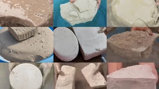 Asmr super soft creamy snappy pure mud dirt dipping💦crumbling paste play oddly satisfying 🥱 [upl. by Anair]