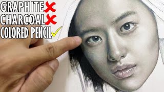 U CAN Do This with Colored Pencil All Gray SkinTone Technique Realistic Portrait Drawing Tutorial [upl. by Nitnelav622]