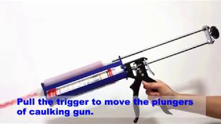 How to use manual caulking gun [upl. by Andrien]