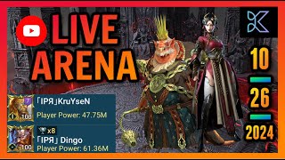 Raid Shadow Legends  Live Arena  IPR KruYseN and IPR Dingo  Saturday Afternoon Battles [upl. by Drice]