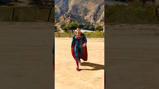 Superman Starts Talking to The dog After Eating magic tablet 😱 shorts cartoon gta [upl. by Elac336]