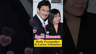 Rudy Fernandez and Lorna Tolentino sweet Moments shortsviral trending pinoyshowbiz [upl. by Merilee639]