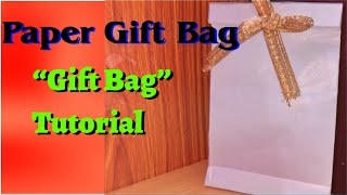 DIY Paper Gift Bag Tutorial for any Occasion  Make it Special ​⁠RushCreativityHouse diygift [upl. by Keen]